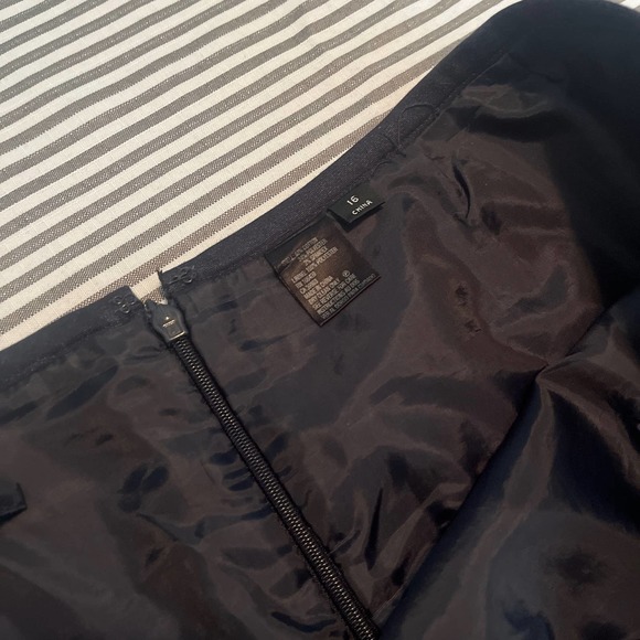 Tahari Denim Suite with White Piping Detail- Plus - Picture 10 of 16